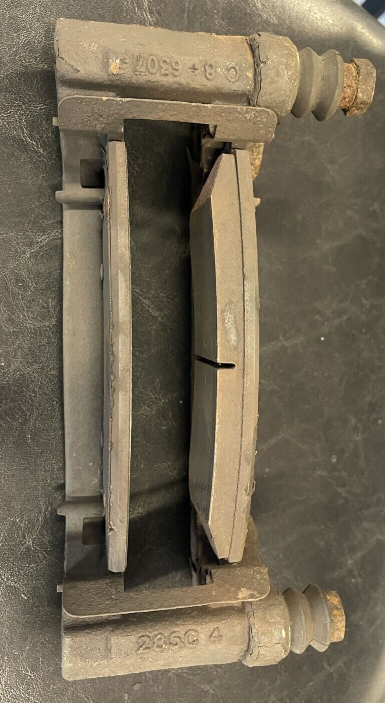 Uneven brake pad wear